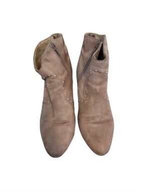 SO Shoes Women's Pink Blush Studded Size 7 Ankle Boots Country Chic